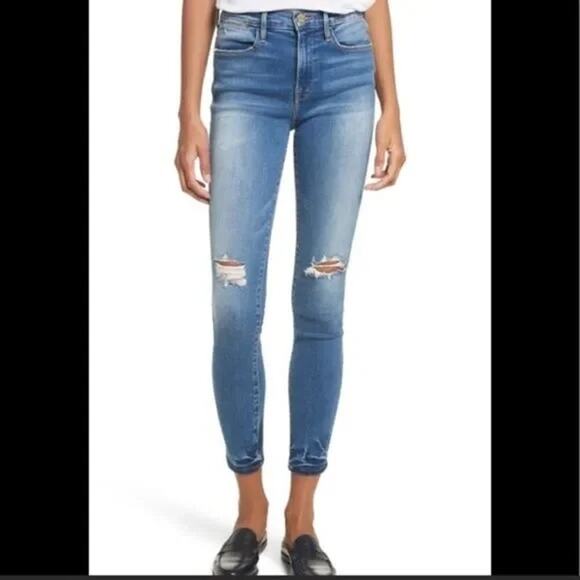 FRAME Le High Skinny Jeans in Roman 26 - Picture 1 of 5